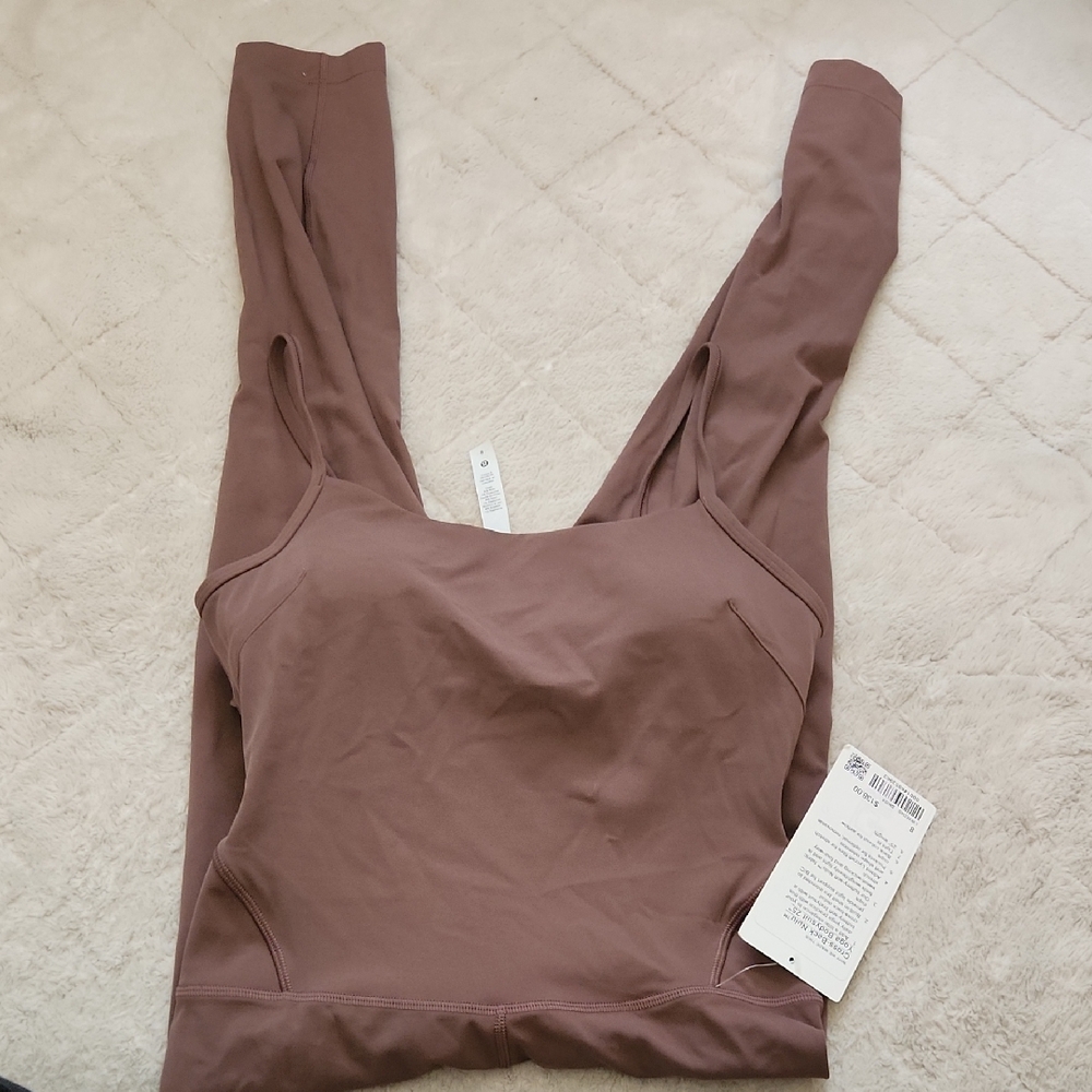 Lululemon Cross Back Nulu Yoga Bodysuit 25"